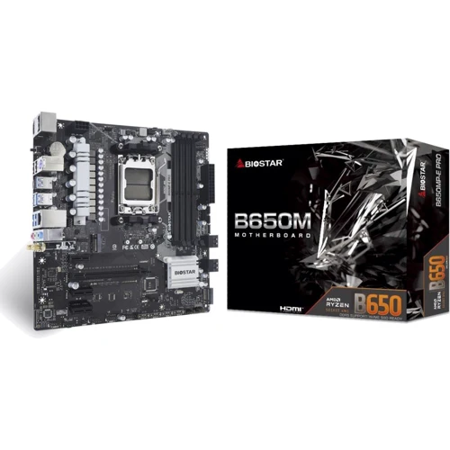 Biostar B650MP-E PRO: Оперативная память 4xDDR5 6000+ МГц, до 192 ГБ