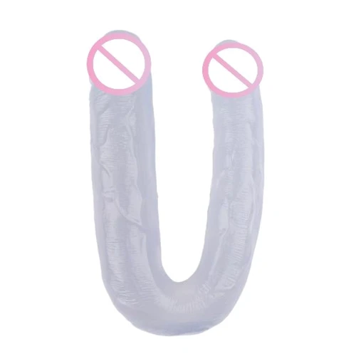 Фаллоимитатор двойной CHISA 17.7 Inch Dildo Clear