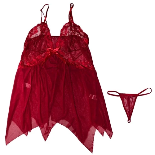 Пеньюар NDS 3372-2 One Size Burgundy (23616)