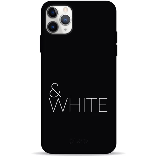 

Pump Silicone Minimalistic Case Black&White (PMSLMN11PROMAX-13/169) for iPhone 11 Pro Max