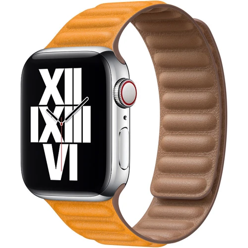 Аксесуар для Watch Apple Leather Link California Poppy Size M / L (MY9E2) for Apple Watch 38 / 40mm