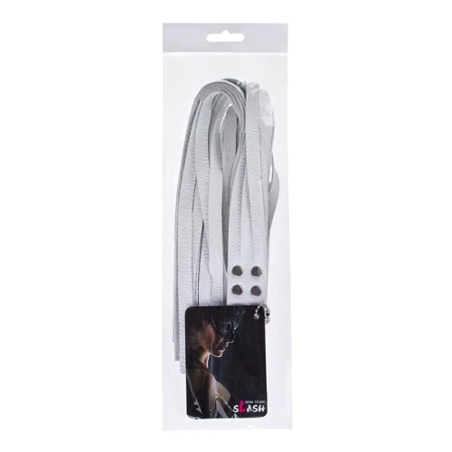 Флогер sLash Double fancy flogger, White