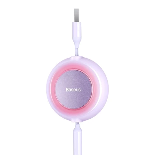 Кабель Baseus USB Cable to Micro USB/Lightning/Type-C Bright Mirror 2 Series 3.5A 1.1m Purple (CAMJ010005) фото 6