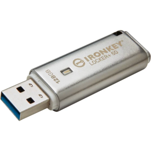 USB-флешка Kingston 128GB IronKey Locker Plus 50 AES Encrypted USB 3.2 (IKLP50/128GB): Стандарт USB USB 3.2