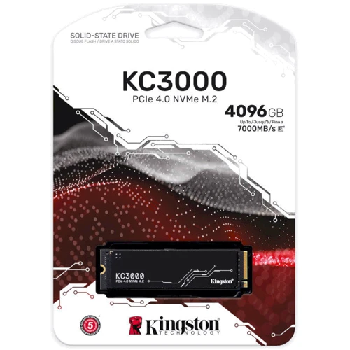 Kingston KC3000 4096 GB (SKC3000D/4096G): Обсяг 4 ТБ