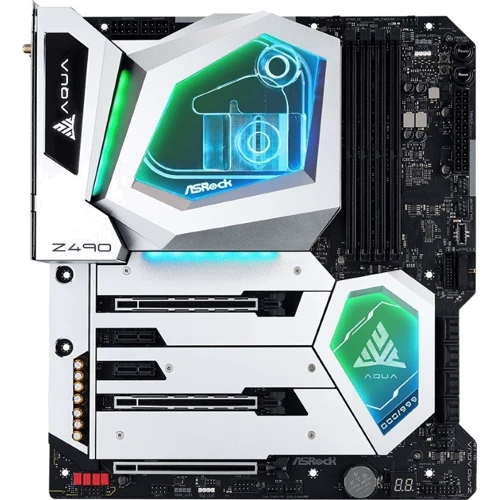 ASRock Z490 AQUA: Оперативная память 4xDDR4 5000 МГц, до 128 ГБ