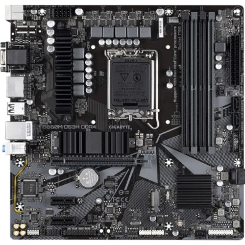 GIGABYTE B660M DS3H DDR4: Оперативна пам'ять 4xDDR4 5333 МГц, до 128 ГБ