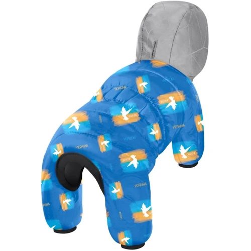 Комбинезон для собак WAUDOG Clothes рисунок Флаг XS30, В 40-43 см, С 27-30 см: Тип Комбинезоны
