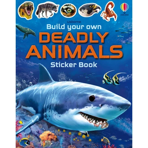 Build Your Own Deadly Animals / книга с наклейками Создайте своих смертоносных животных