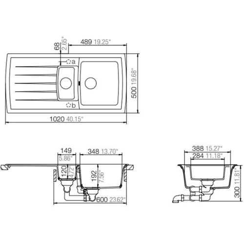 Schock LOTUS D-150 (54086087): Форма Прямоугольная