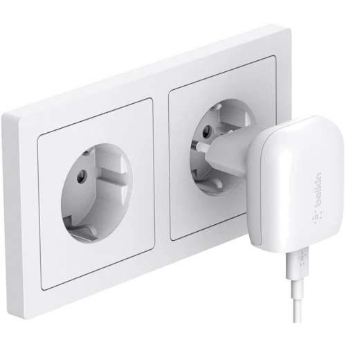 Зарядное устройство Belkin USB-C Wall Charger 20W White with Cable USB-C to Lightning (WCA003VF04WH): Количество USB-портов 1
