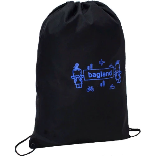 Рюкзак Bagland Торбинка 8 л. Чорний (00566152): Об'єм, л 8