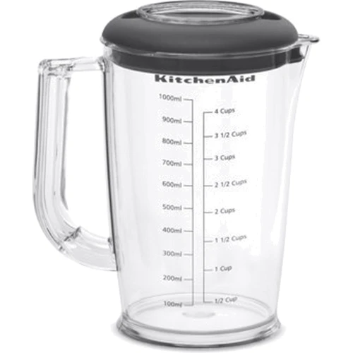Блендер KitchenAid 5KHBV83EAC: Материал насадок пластик, нержавеющая сталь