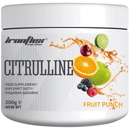Аминокислота для спорта IronFlex Nutrition Citrulline 200 g /80 servings/ Fruit Punch