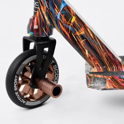 Самокат трюковый Best Scooter разноцветный (BS-77350): Материал колес полиуретан