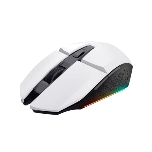 Мышь Trust GXT 110 Felox RGB Wireless White (25069): Эргономика симметричная для левшей