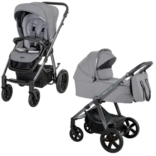 Универсальная коляска 2 в 1 Espiro Husky XL 2022 (207 Silver Gray)
