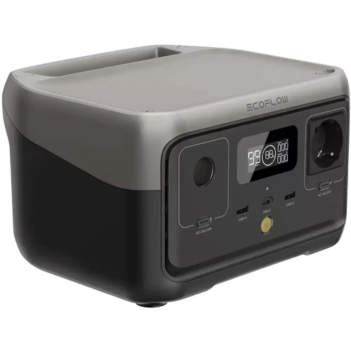 Зарядная станция EcoFlow RIVER 2 256Wh 300W (ZMR600-B-EU) UA: Разъемы для подзарядки Зарядка от солнечной панели, Зарядка от сети, Зарядка от автомобиля
