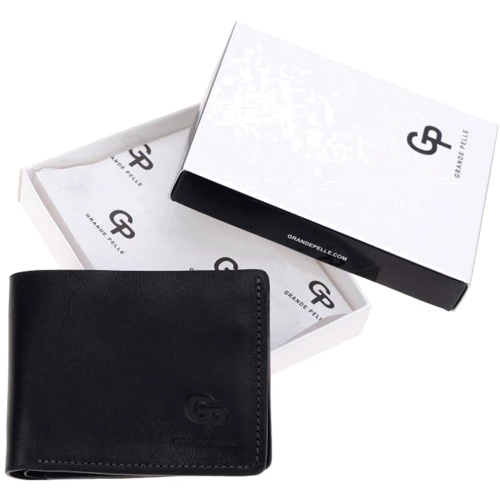 Чоловіче портмоне GP чорне (10gp507610-black): Формат гаманця вертикальний