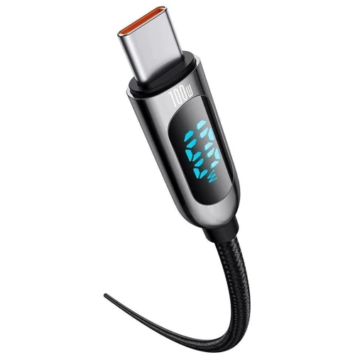 Кабель Baseus Cable USB-C to USB-C Display 100W 2m Black (CATSK-C01): Довжина 2 м