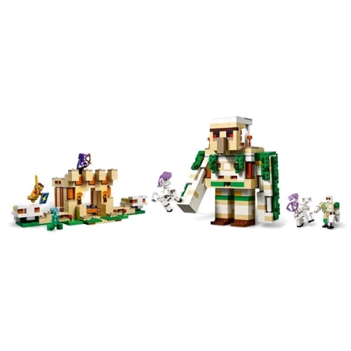 Конструктор LEGO Minecraft Крепость «Железный голем» 868 деталей (21250): Рекомендуемый возраст 9+
