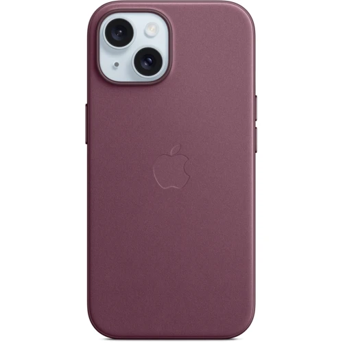 Чохол для iPhone Apple iPhone 15 FineWoven Case with MagSafe - Mulberry (MT3E3ZM/A)