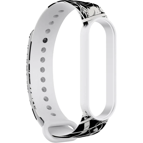 Ремешок ArmorStandart Superhero Symbiosis comix White (ARM59266) for Xiaomi Mi Smart Band 5/6/7