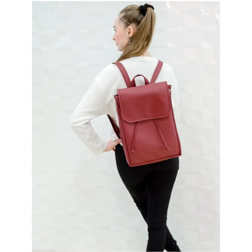 Жіночий рюкзак Sambag Loft BZN бордовий (22300005): Стать Женский