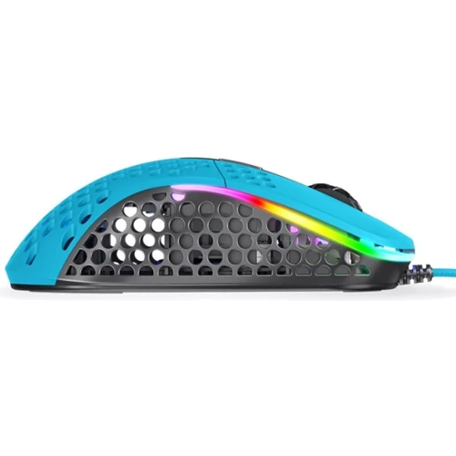 Мышь Xtrfy M4 RGB Miami Blue (XG-M4-RGB-BLUE): Эргономика для правой руки
