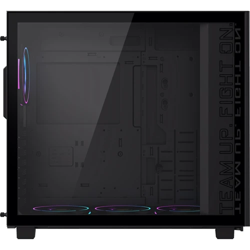 Корпус GIGABYTE AORUS C400 Glass (GB-AC400G): Материал передней панели металл