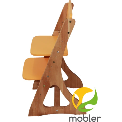 Дитячий зростаючий стілець Mobler (колір на замовлення: зелений, помаранчевий, рожевий) c500-1 фото 7