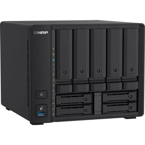 Мережевий накопичувач (NAS) Qnap TS-932PX-4G: LAN 2 (2,5GbE) + 2 (10GbE)