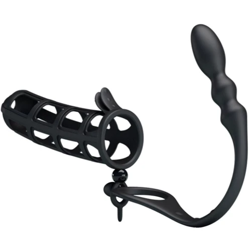 Насадка на член LYBAILE Pretty Love Hercules Penis Sheath Black