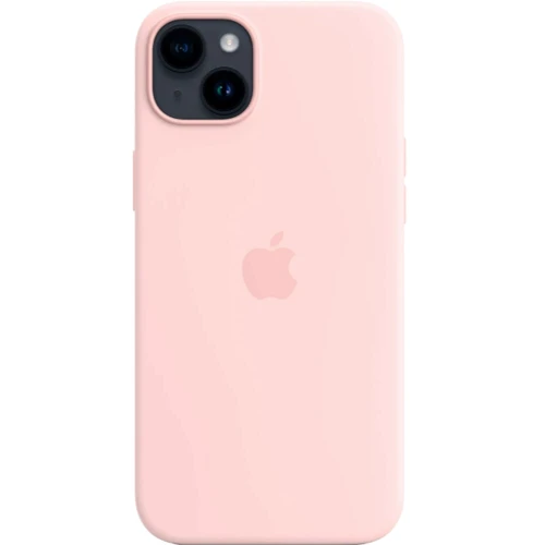 Чехол для iPhone Apple iPhone 14 Plus Silicone Case with MagSafe - Chalk Pink (MPT73ZE/A): Материалы Силикон
