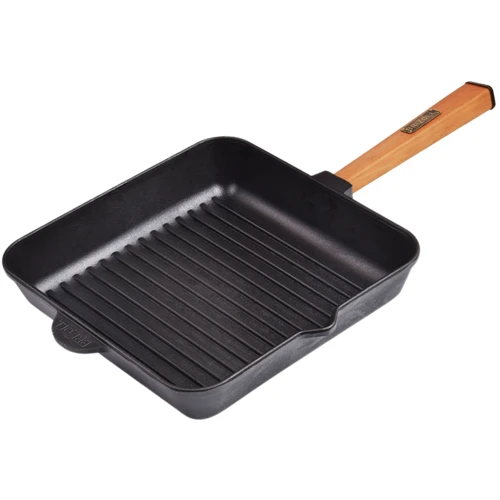 Чавунна сковорода гриль Brizoll Optima 280х280х50 мм (O282850G-P): Тип сковороди Гриль