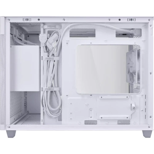 Корпус ASUS Prime AP201 Tempered Glass White (90DC00G3-B39010): Материал передней панели пластик