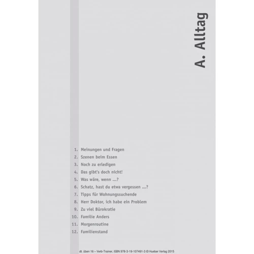 Deutsch üben: Verb-Trainer: Das richtige Verb in der richtigen Form: Жанр Учебники и пособия