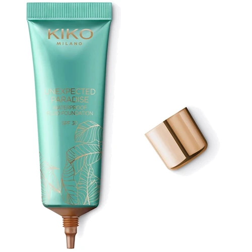 Kiko Unexpected Paradise Fluid Foundation SPF 30 № 02 Light Beige Тональна основа для обличчя 25 ml: Вид Тональные средства