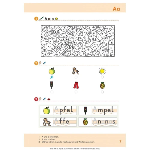 Erste Hilfe Deutsch: Alphabetisierung für Grundschulkinder mit MP3-Download: Обкладинка Мягкая