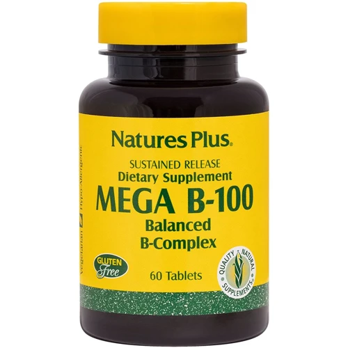 Nature's Plus Mega В-100, 60 Tablets (NTP1430)
