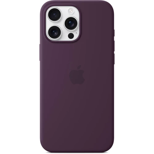 Чехол для iPhone Apple iPhone 16 Pro Max Silicone Case with MagSafe - Plum (MYYW3ZM/A): Материалы Силикон