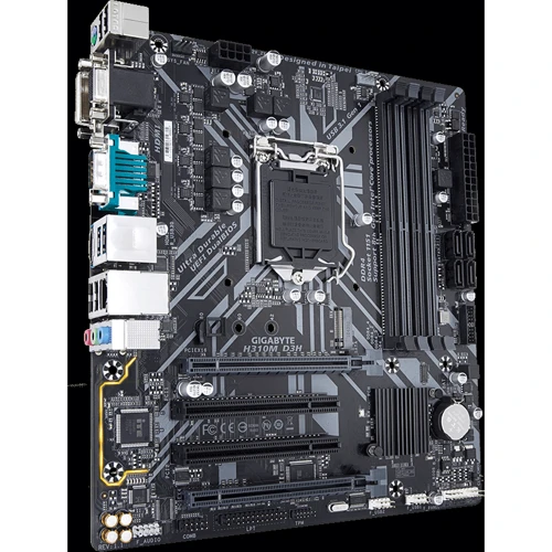GIGABYTE H310M D3H rev.1.1: Роз'єми на платі SATA 3.0, PCI Express x1, M.2