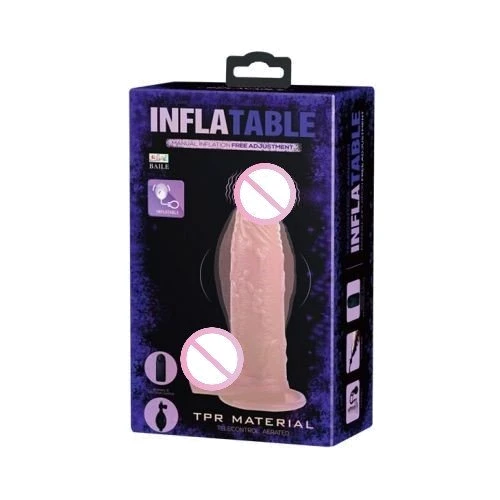 Расширяющийся вибратор на присоске INFLATABLE, BW-008067AQ