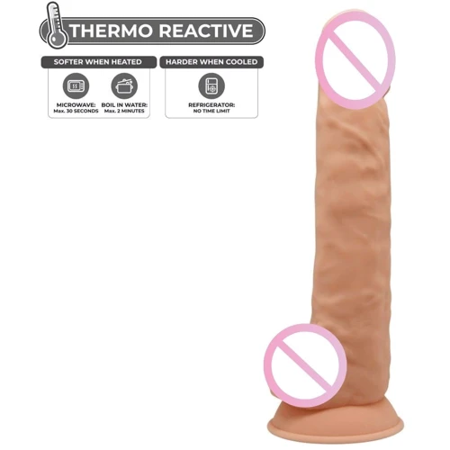 Фалоімітатор реалістичний SilexD Arnold Flesh (MODEL 5 size 10in), двошаровий, силікон+Silexpan