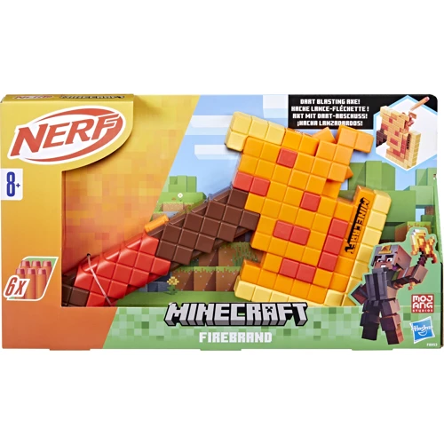 Бластер-сокира NERF Hasbro Firebrand серії Майнкрафт (F8953)