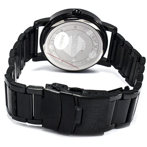 Наручний годинник Skmei 1260 Black: Тип циферблата Аналоговий (стрілочний)