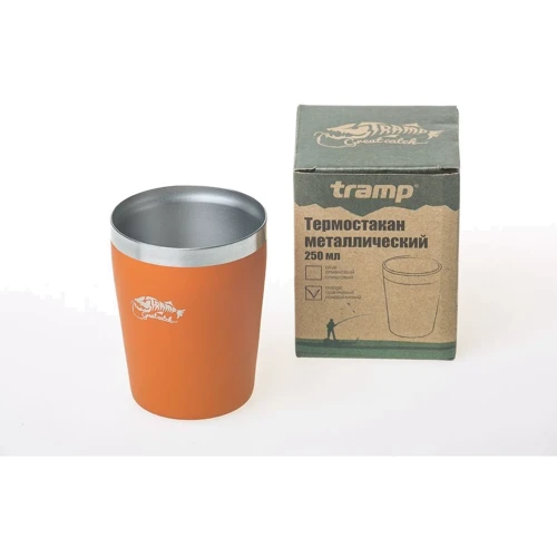 Термостакан Tramp металевий (250мл) оранж (TRC-101): Виробник Tramp