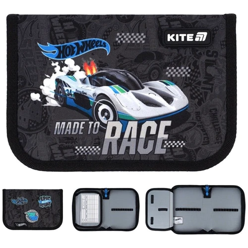 Набор Kite рюкзак + пенал + сумка для обуви 501 Hot Wheels (SET_HW25-501S) фото 9