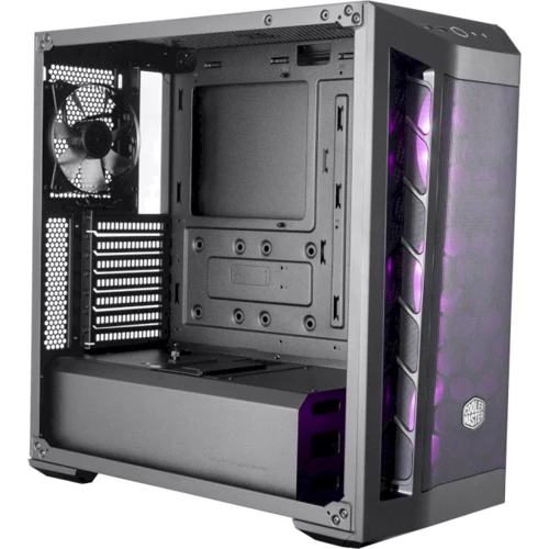 Корпус CoolerMaster MasterBox MB511 ARGB (MCB-B511D-KGNN-RGA): Матеріал передній панелі пластик і сталь
