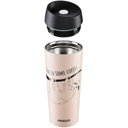 Ardesto Coffee time Bradypus бежевый 450 мл (AR2645DBE) фото 4